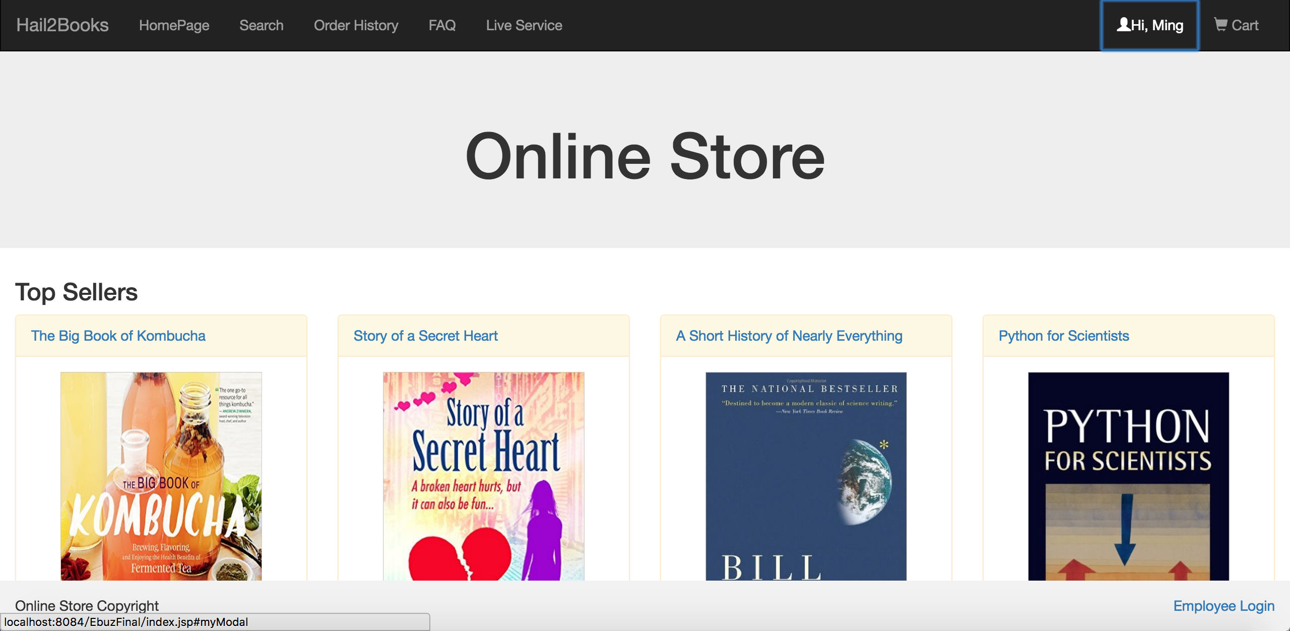 homepage